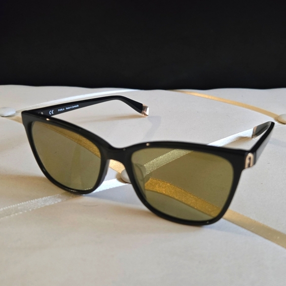 Furla Black Square Sunglasses - Picture 1 of 8